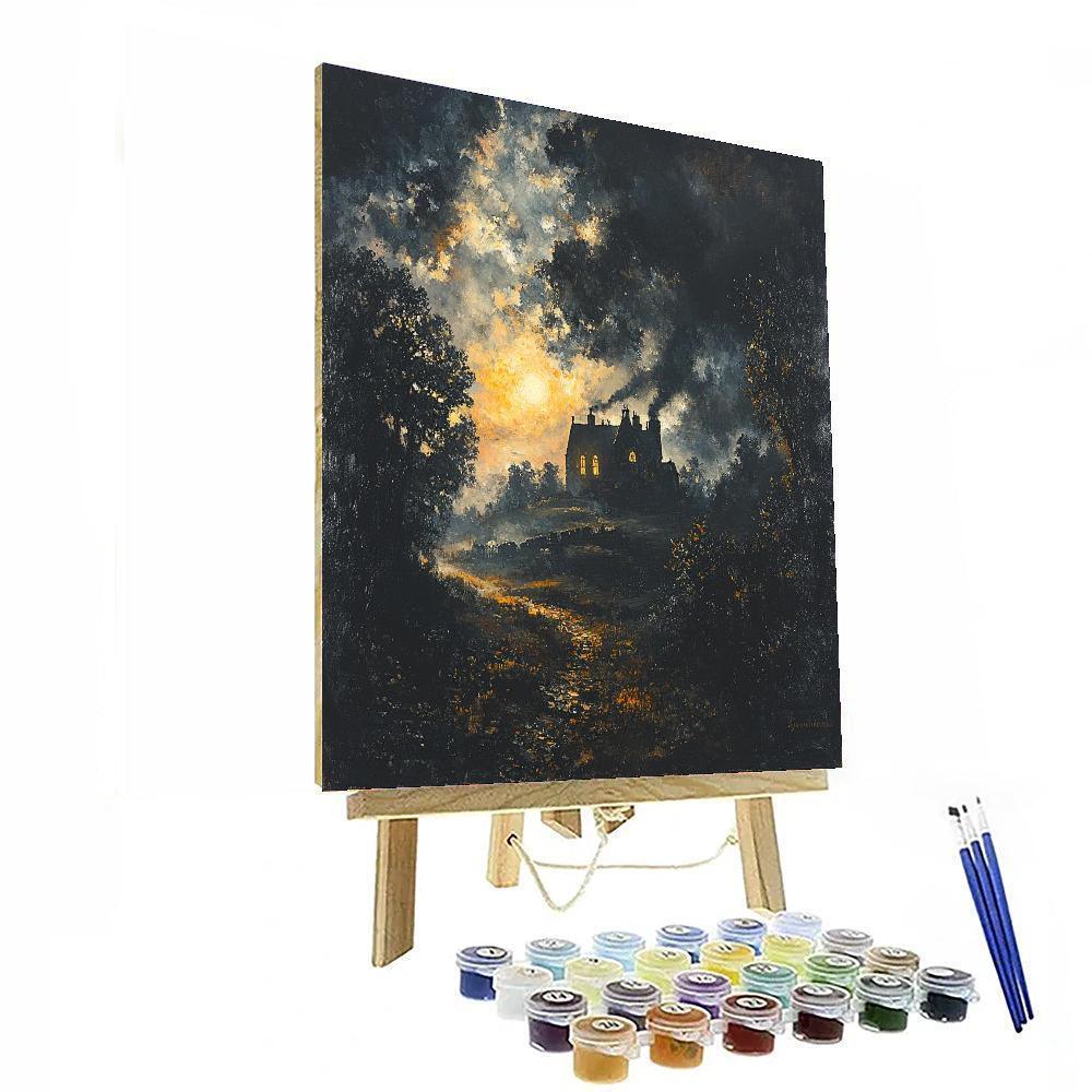 J.M.W. Turner Inspired Gothic Echos  DIY Paint By Numbers