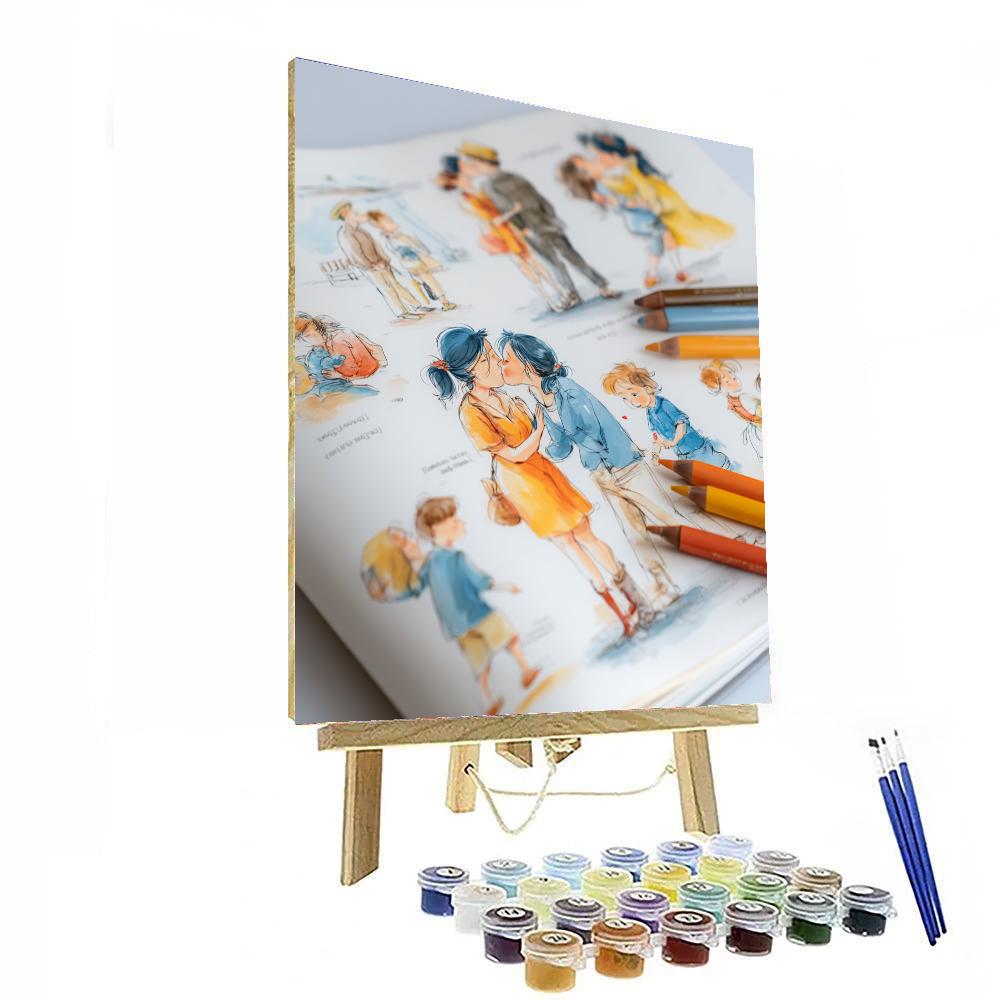 Milestones Of Motherhood Paint By Color