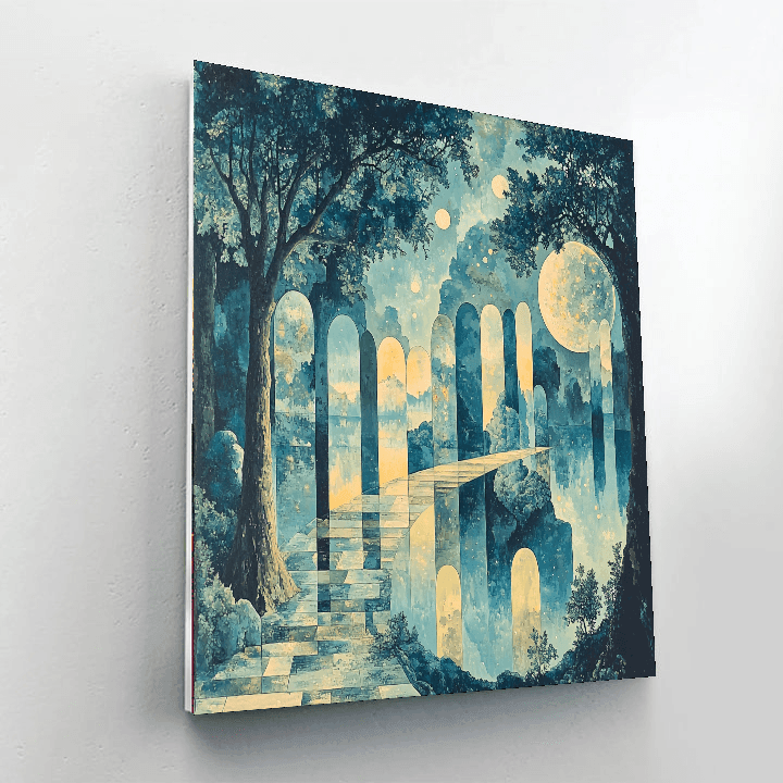 René Magritte Inspired Surreal Dreams  Paint By Numbers Kits