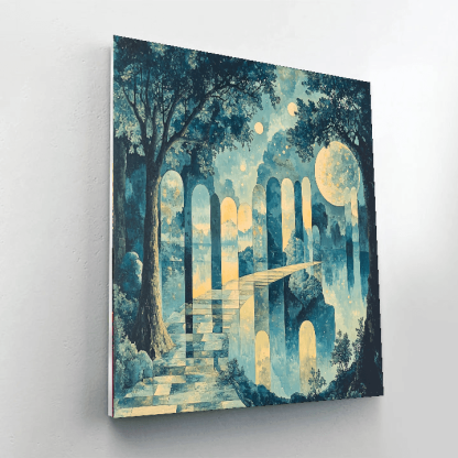 René Magritte Inspired Surreal Dreams  Paint By Numbers Kits