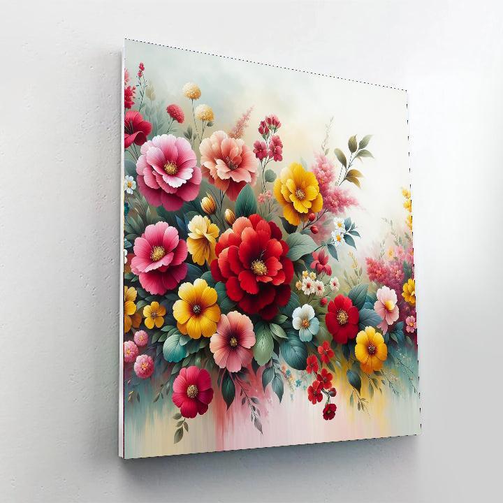 Blooming Delight Paint By Numbers