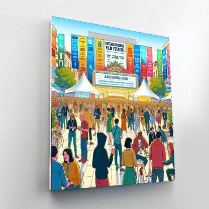 International Film Festival Rotterdam - Netherlands Numbered Painting Kits