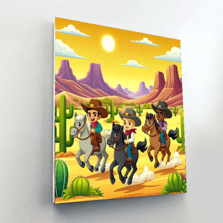Adventurous Wild West Paint By Numbers Kits