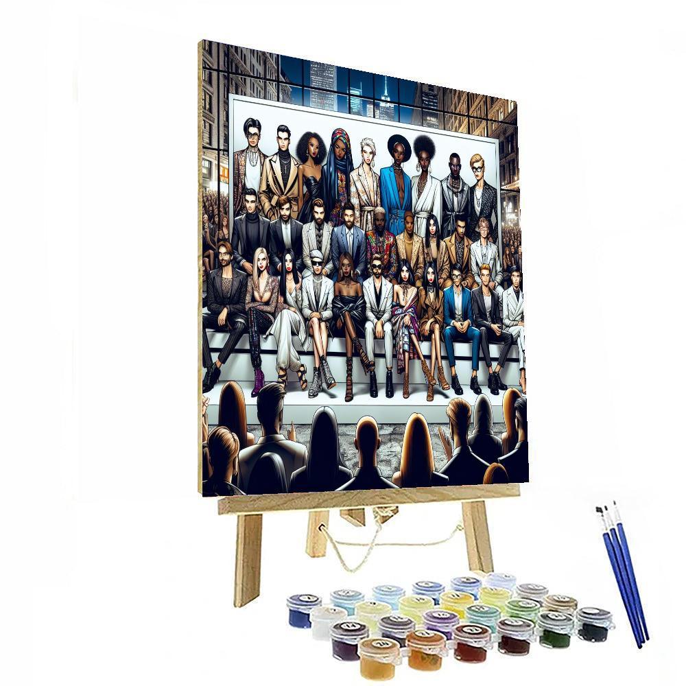 New York Fashion Week - United States Paint By Numbers Kits