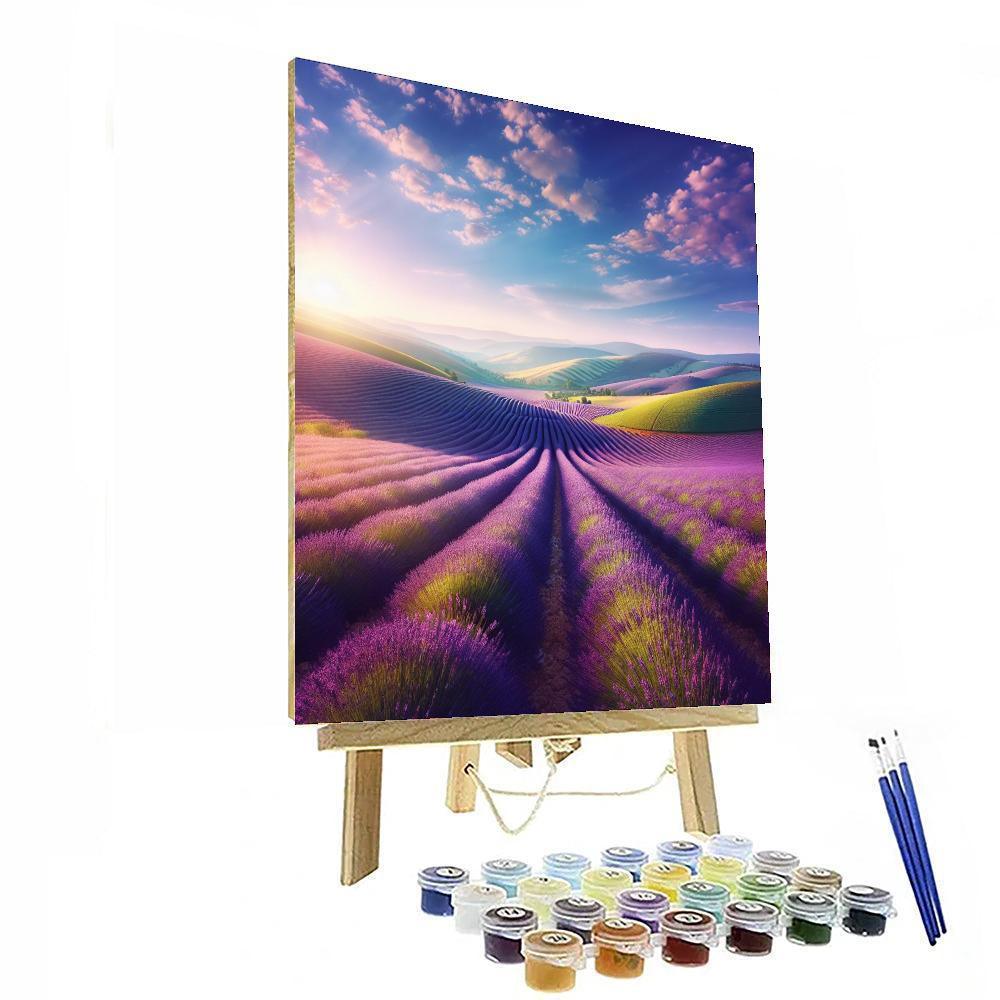 Glorious Field of Lavender - DIY Painting By Numbers Kit – Artistry Rack