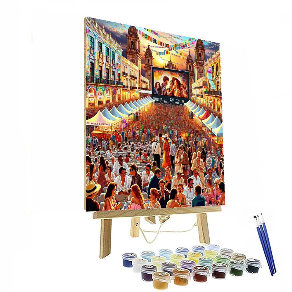 Festival Internacional De Cine De Guadalajara - Mexico Number Painting