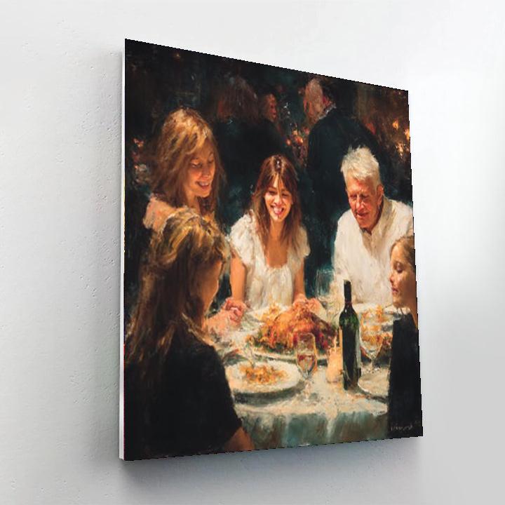 Evening Of Gratitude Number Painting