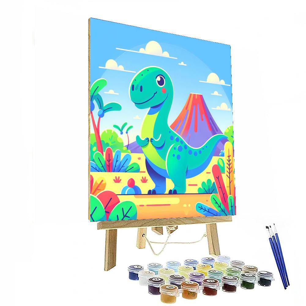 Dino Explorer Safari Numbered Painting Kits