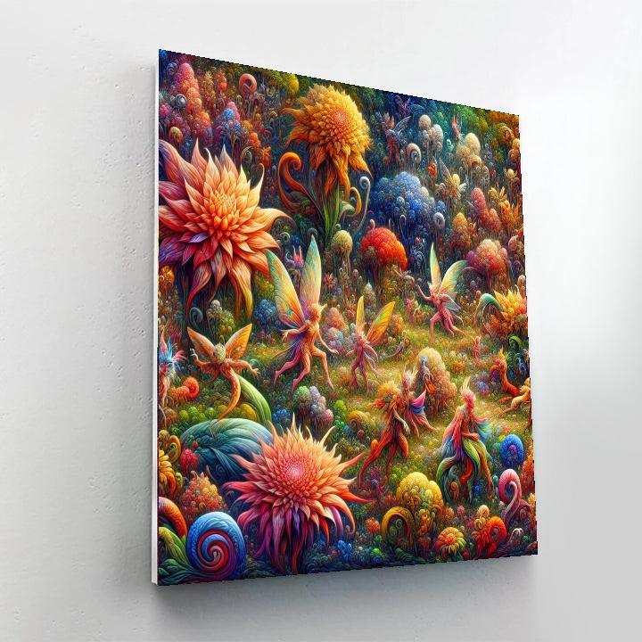 Fantasy Garden Frolic Numbered Painting Kits