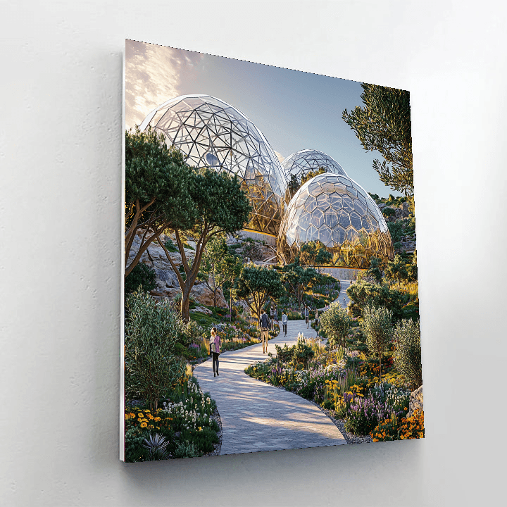 Eden Project - Cornwall, England Numbered Painting Kits