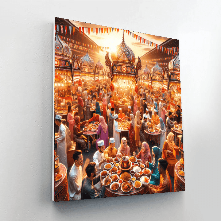 Karnival Nasi Lemak Paint By Numbers Kits