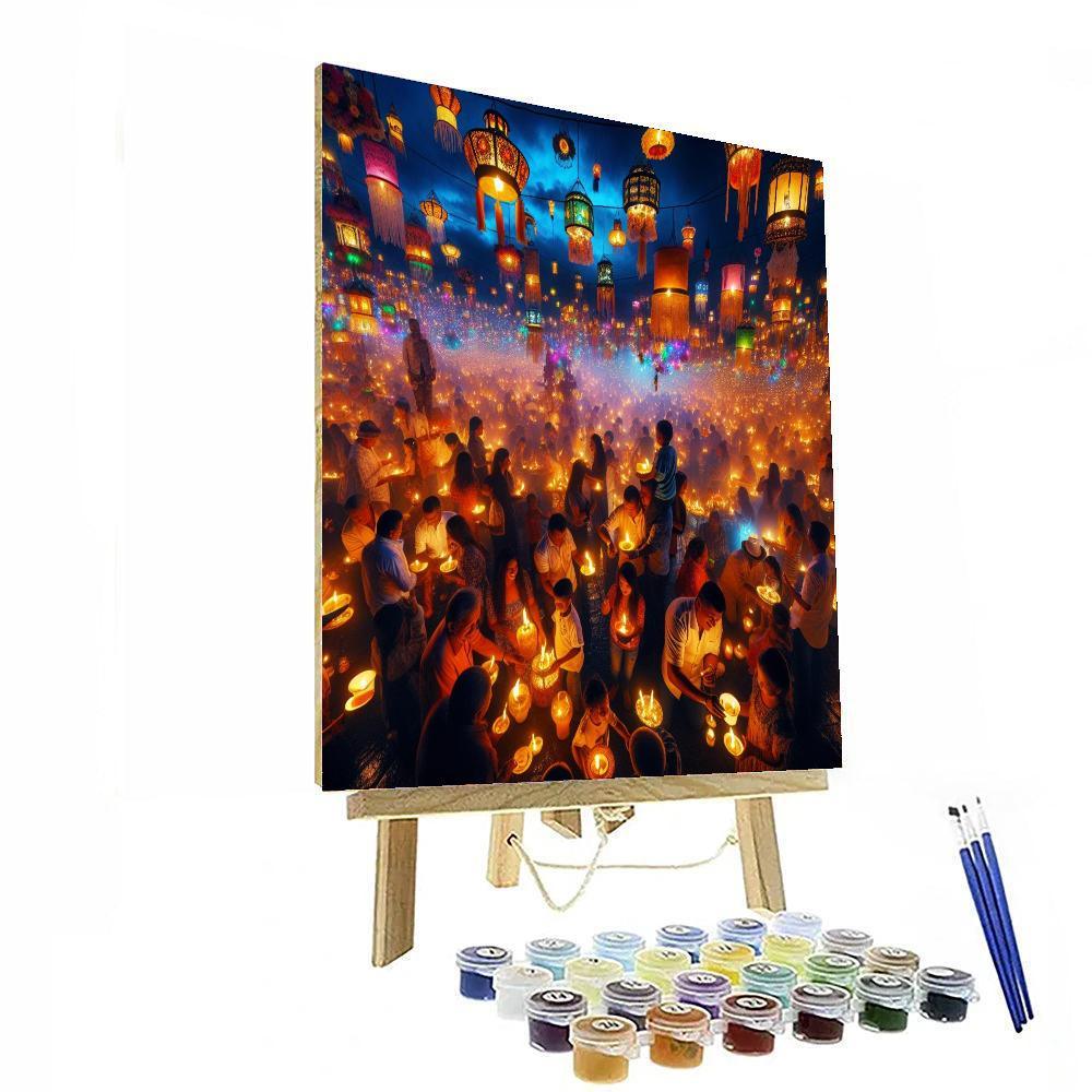 Noche De Las Velitas Numbered Painting Kits