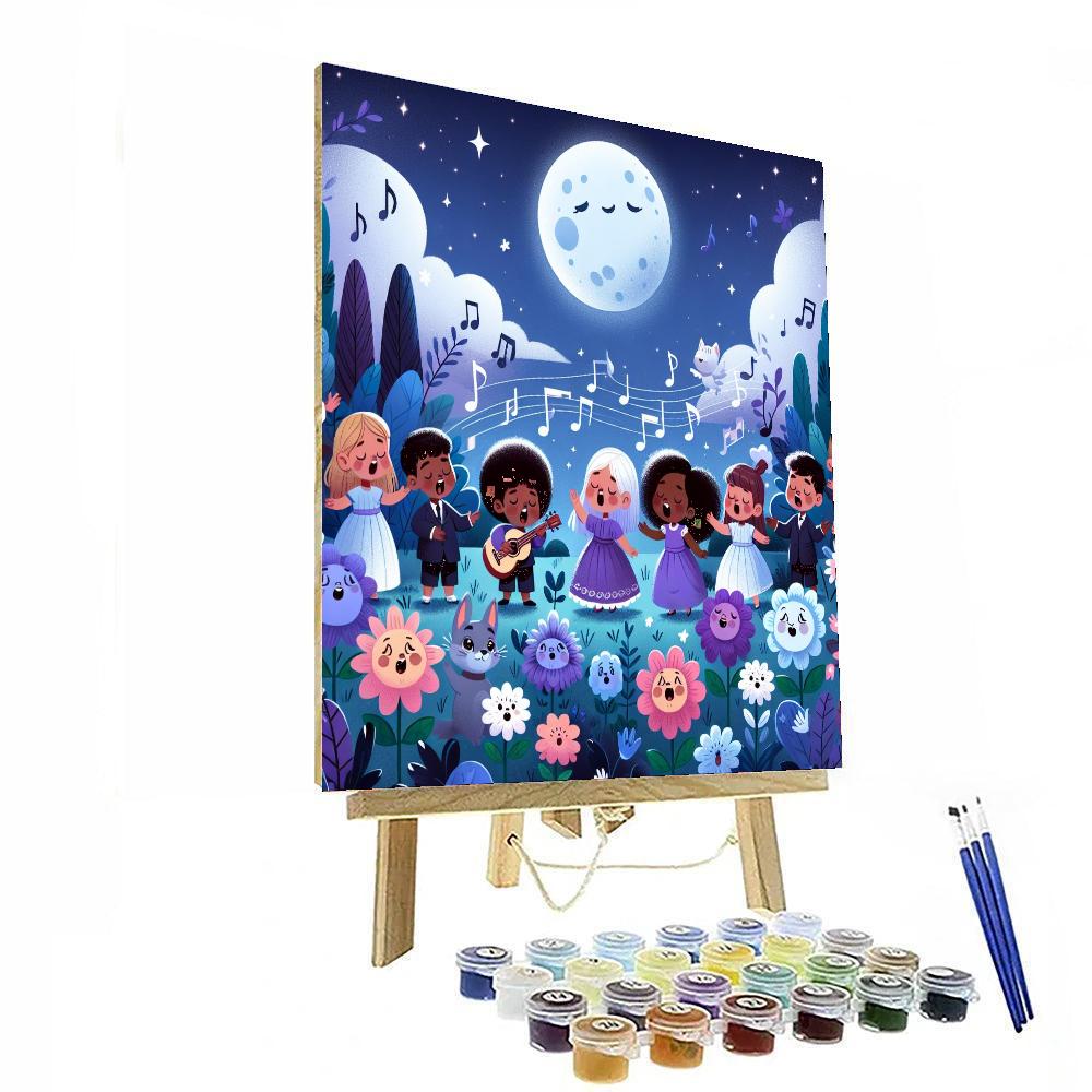 Moonlight Symphony Garden Paint By Number