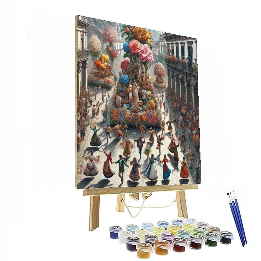 Feria De Las Flores - Guatemala Paint By Numbers Kits
