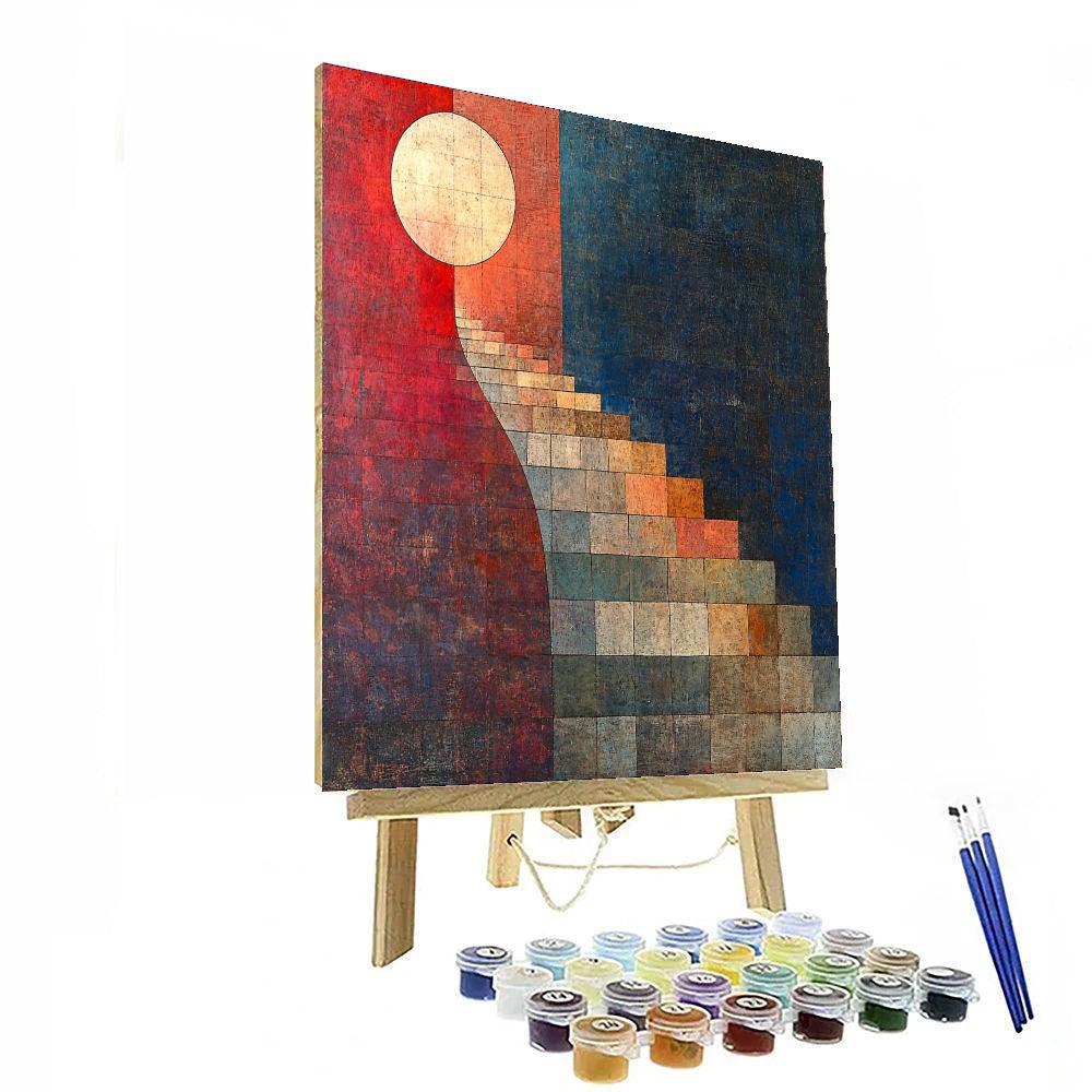 Paul Klee Inspired Fusion Of Forms  Paint By Number