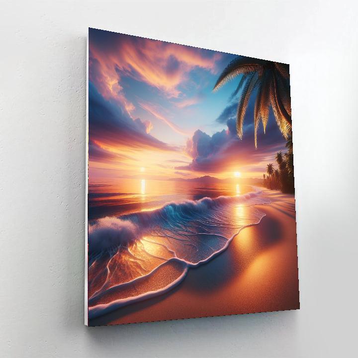 Radiant Ocean Escape DIY Paint By Numbers