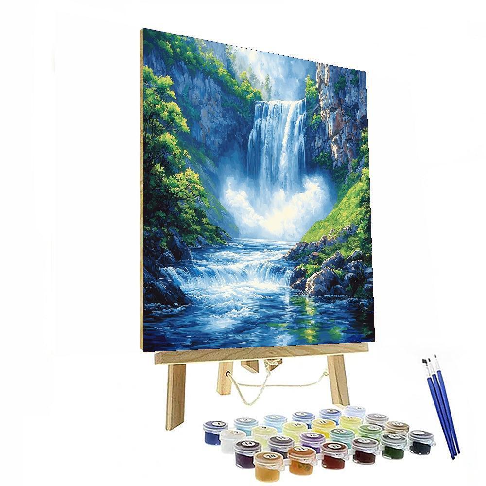 Victoria Falls - Zimbabwe Painting Number Kit