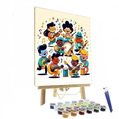 Fantastic Music Jam DIY Paint By Numbers
