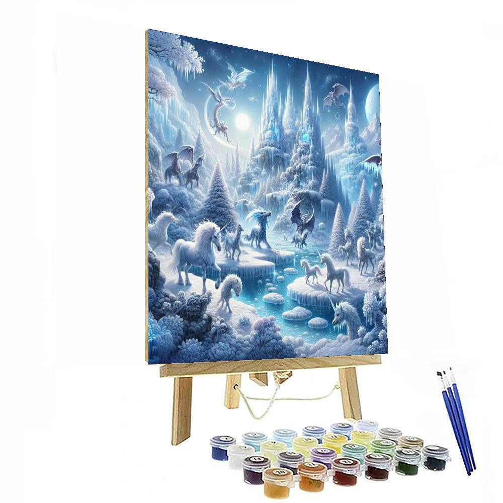 Frosty Fantasy Painting Number Kit