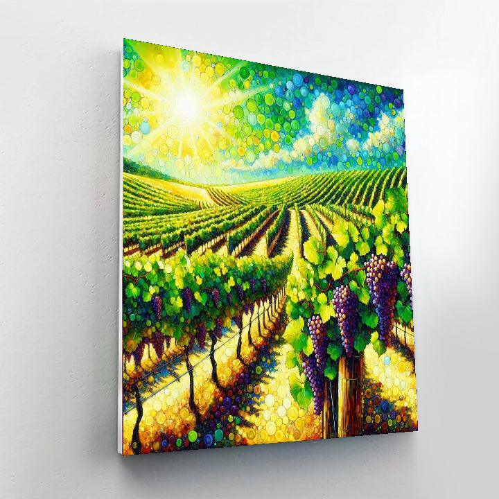 Summer Vineyard Delight DIY Paint By Numbers