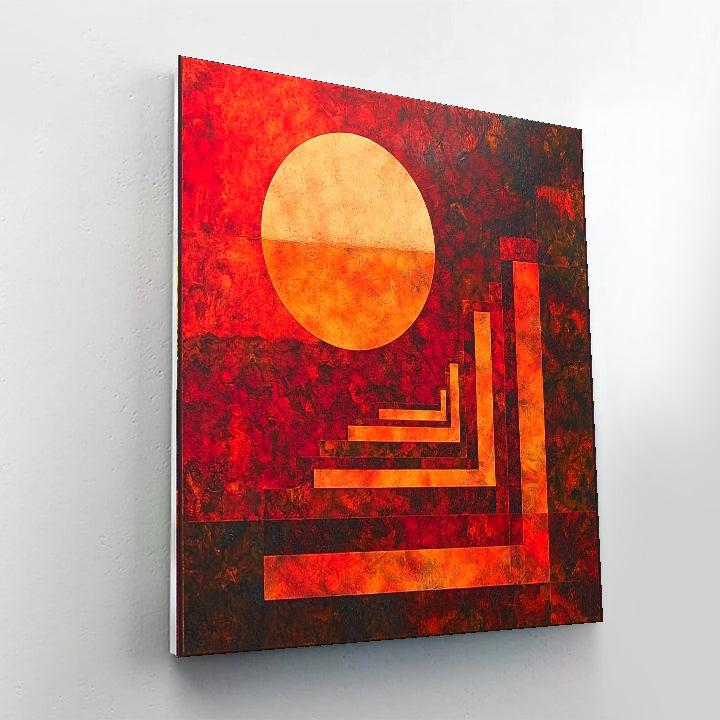 Frida Kahlo Inspired Embering Thoughts  Painting By Numbers Kit