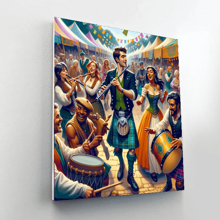 Celtic Festival - Usa Paint By Color