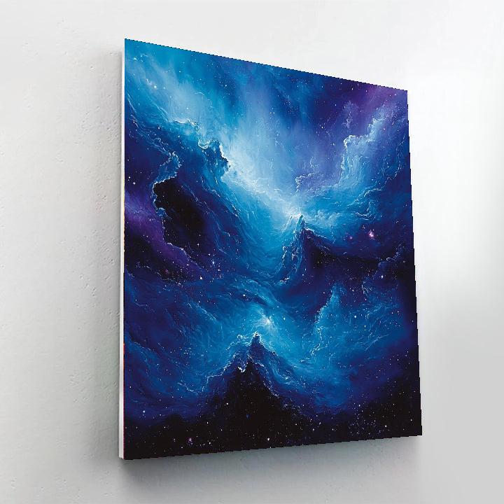 Michelangelo Inspired Galactic Whisper  Paint By Color