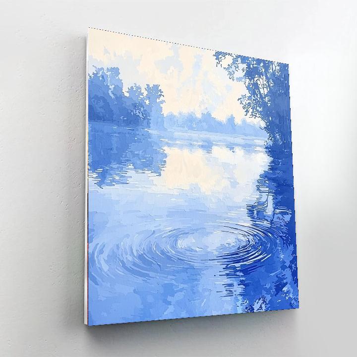 Edgar Degas Inspired Ripples Of Reflection  Paint By Number