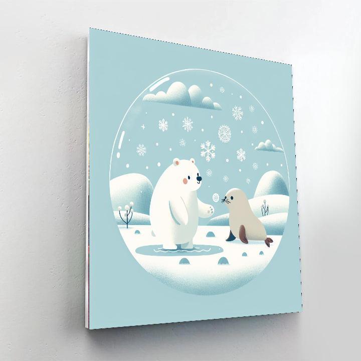 Exploring Arctic Wonders Paint By Numbers Art