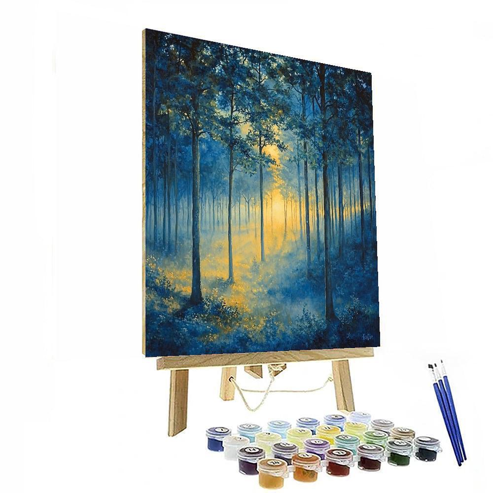 Edgar Degas Inspired Echoes Of A Forest Dawn  Paint By Numbers Kits