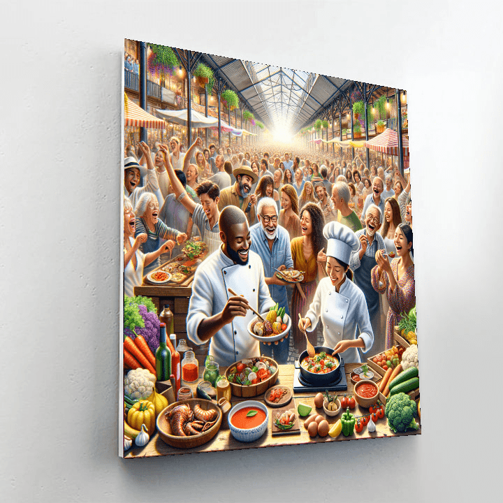 La Fête De La Gastronomie Number Painting