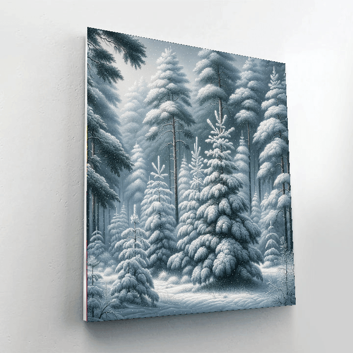 Frosty Pines Paint By Numbers Kits