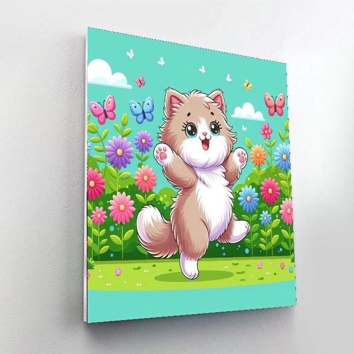 Cuddly Kitten Adventure Numbered Painting Kits