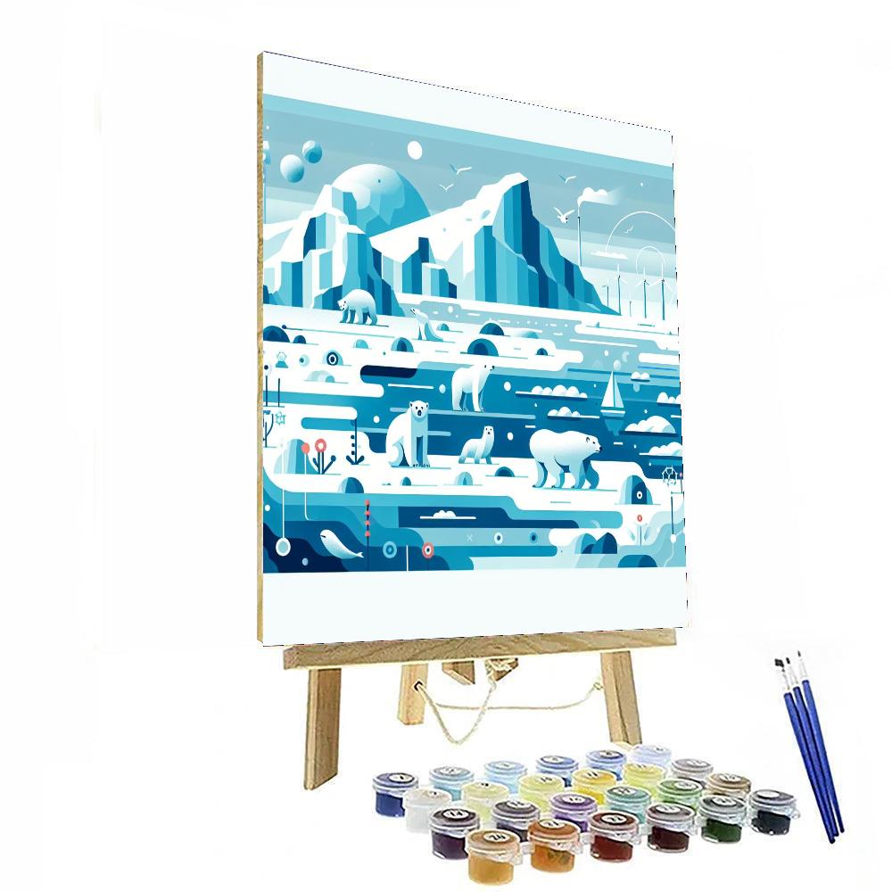 Arctic Tundra Trek Numbered Painting Kits