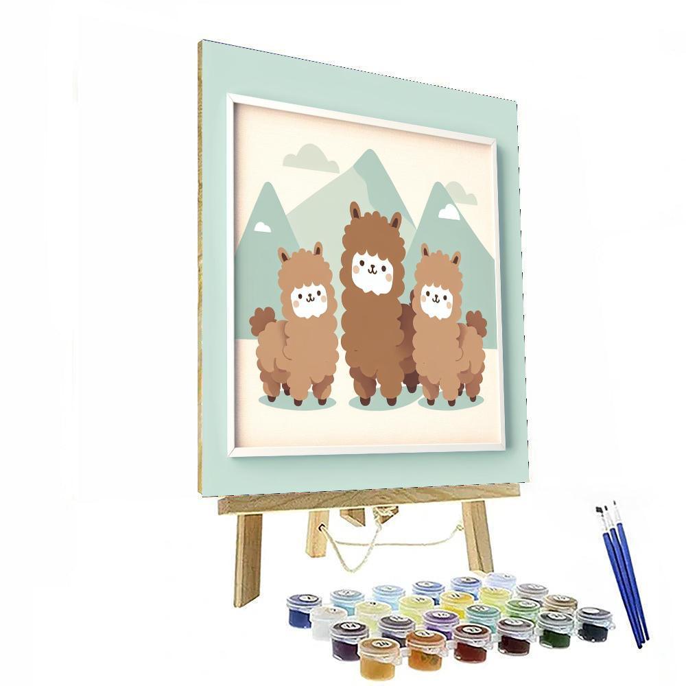 Adventurous Alpaca Antics Paint By Color