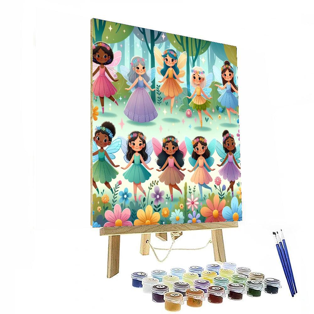 Dreamy Magical Fairies DIY Paint By Numbers