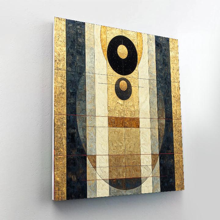 Gustav Klimt Inspired Eclipse Radiance  Paint By Numbers Kits