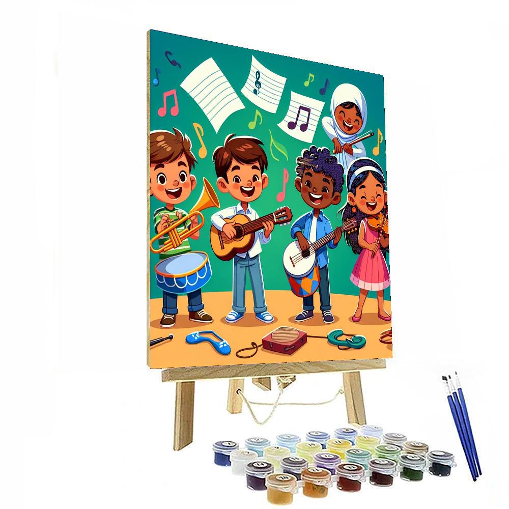 Joyful Jam Session Paint By Numbers Art