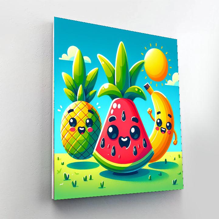 Gigantic Fruit Adventure Painting By Numbers Kit
