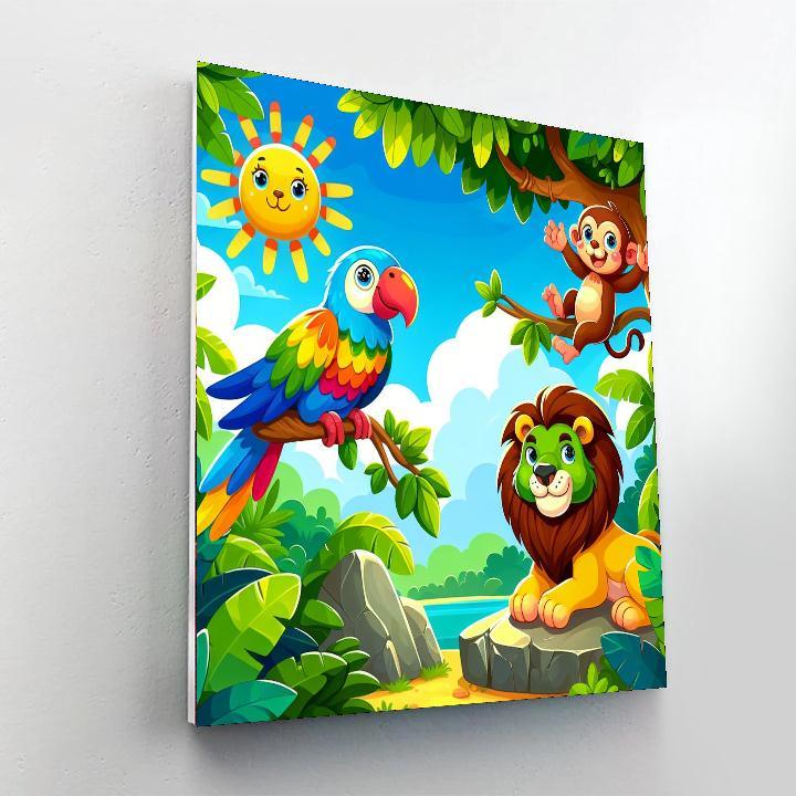 Wonderous Wildlife Paint By Numbers Art