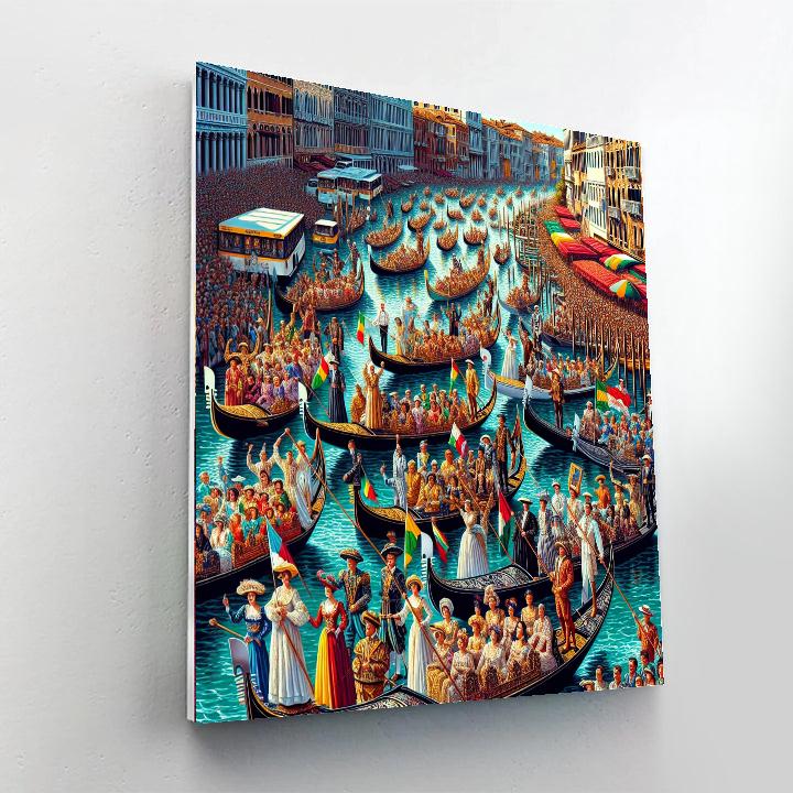 Regatta Storica - Italy Painting By Numbers Kit