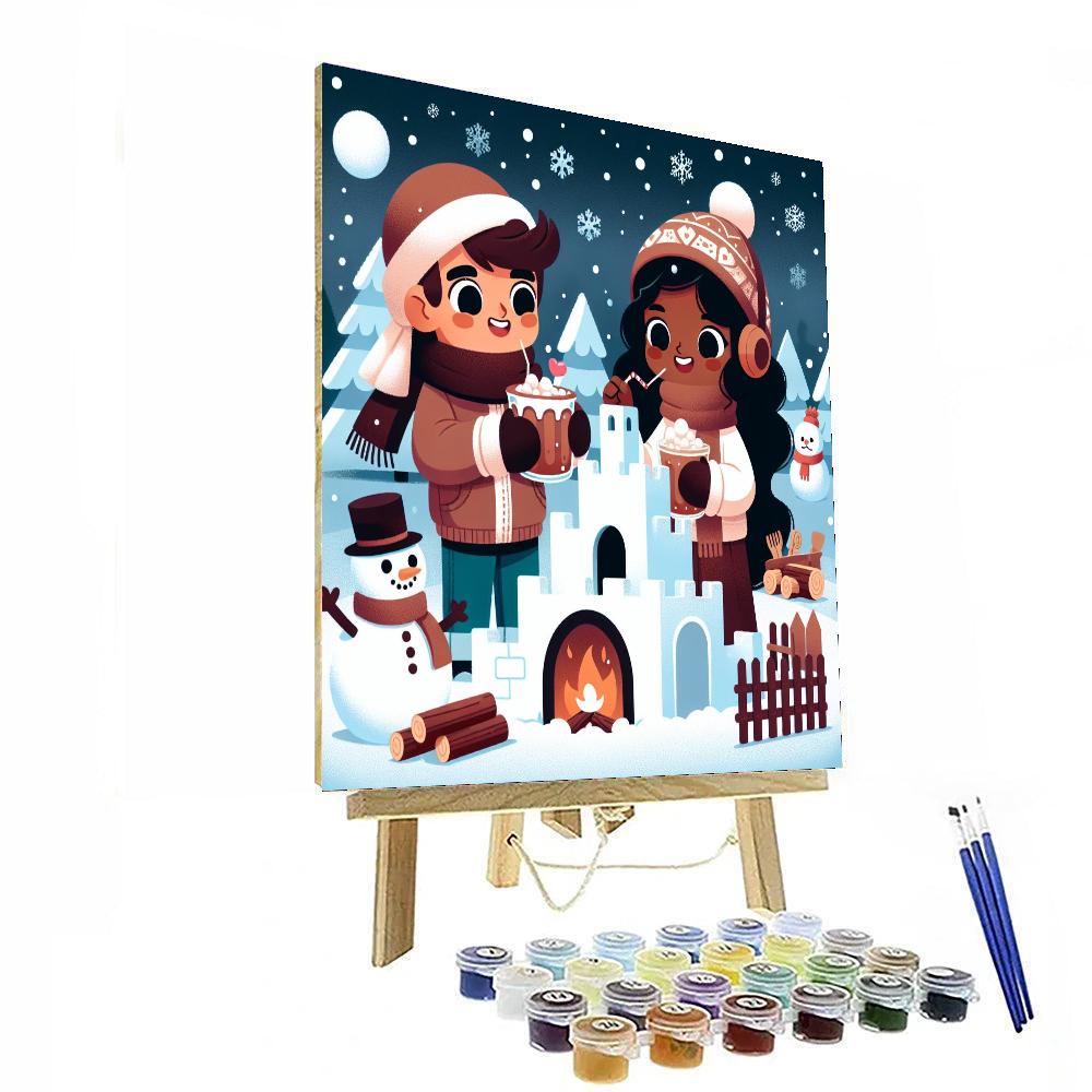 Whimsical Winter Retreat Paint By Number