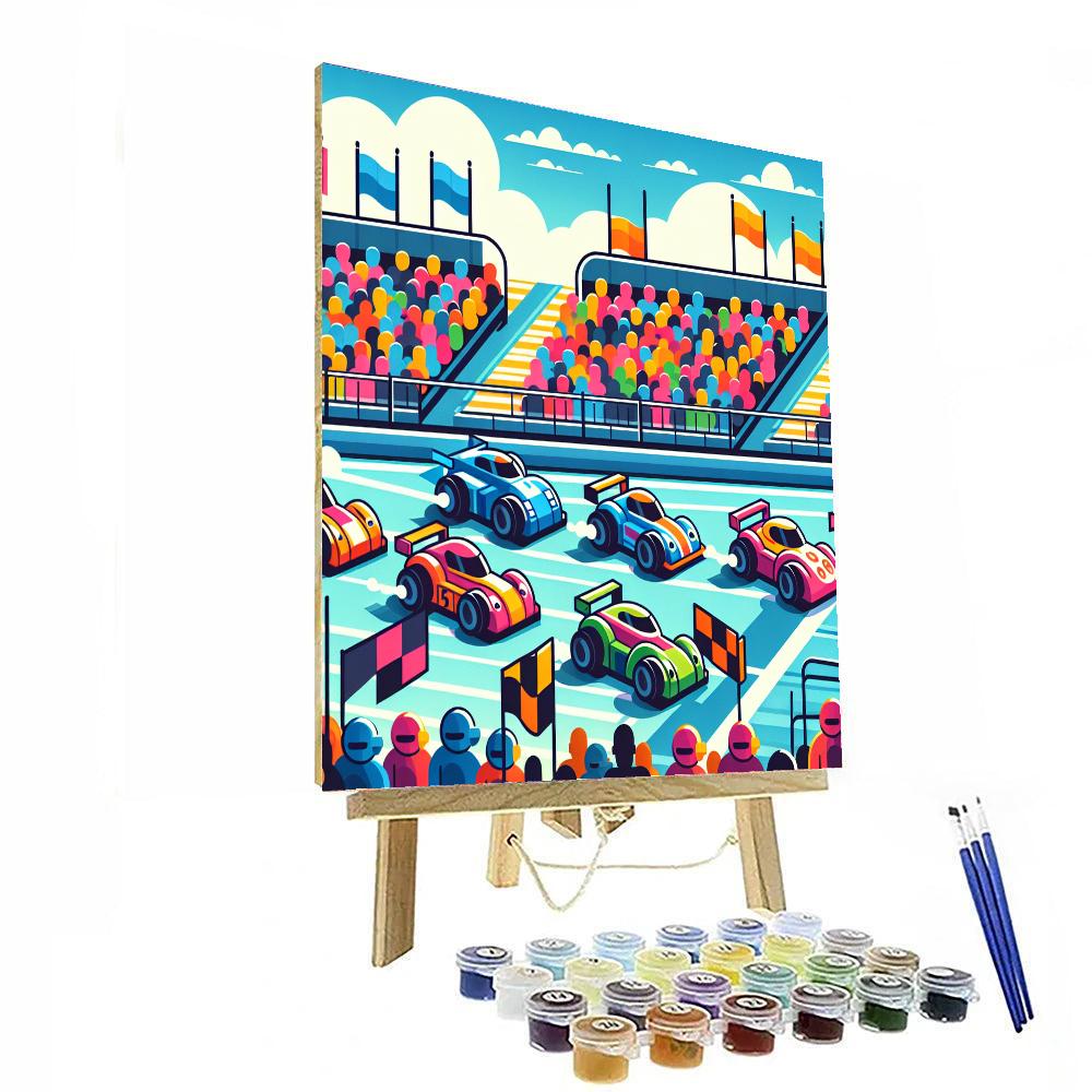 Cool Cars And Racing Paint By Numbers Kits