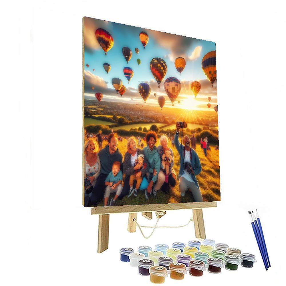 International Hot Air Balloon Fiesta - Uk Paint By Number