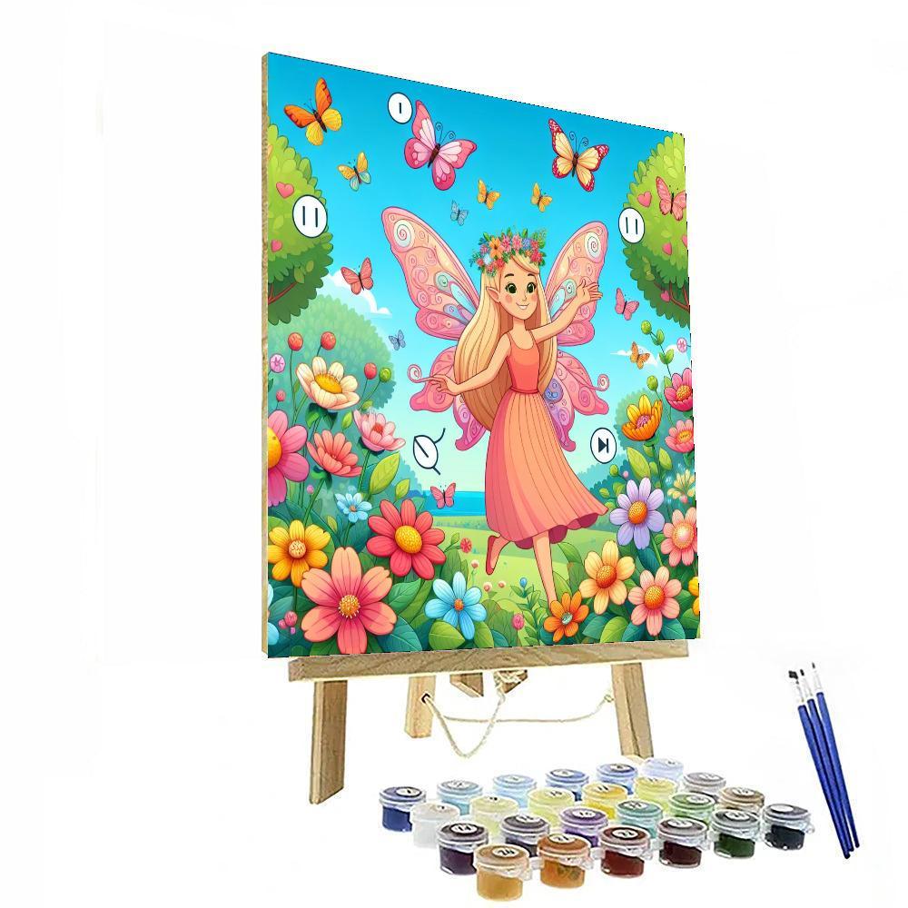Enchanting Garden Fairy DIY Paint By Numbers