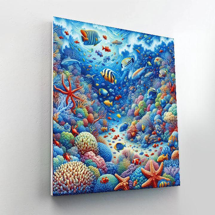 Ariel's Oceanic Voyage Paint By Number