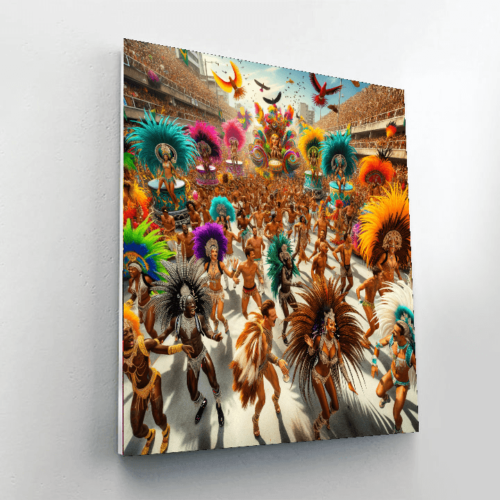 Carnival Of Rio De Janeiro - Brazil Paint By Number