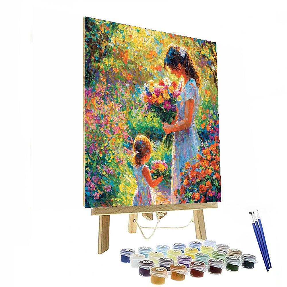 Mother's Day Blossoms Painting By Numbers Kit