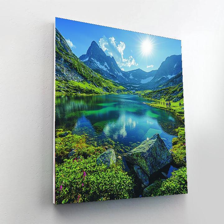 The Seven Rila Lakes Paint By Number