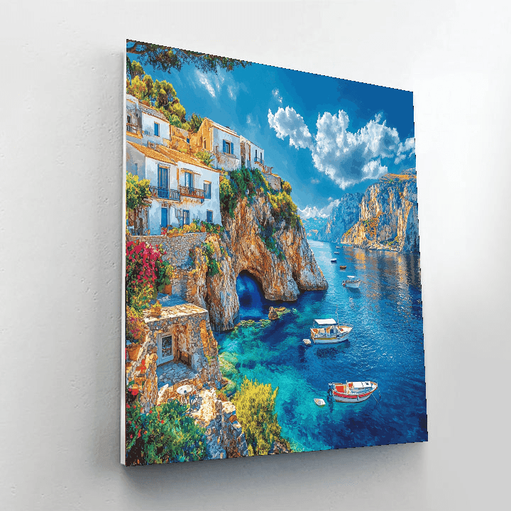 Capri Island DIY Paint By Numbers